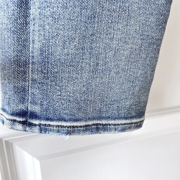 Express Blue Straight Leg Jeans - Picture 2 of 9